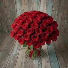 Букет 55 Красных роз Фридом #REPLACE_PRED# Навашино