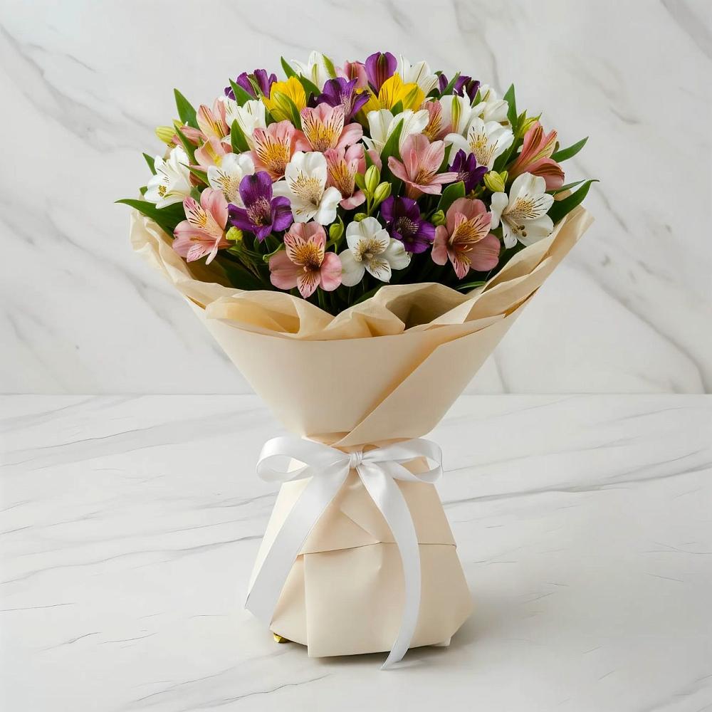 Букет цветов из: Альстромерии в Навашино