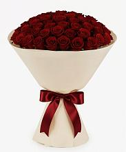 Букет 101 Бордовая роза Блэк Бакарра в Навашино