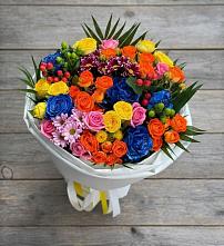 Букет цветов из:  Розы и Хризантемы в Навашино
