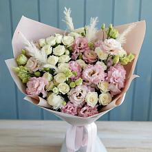 Букет цветов из:  Альстромерии и Розы в Навашино