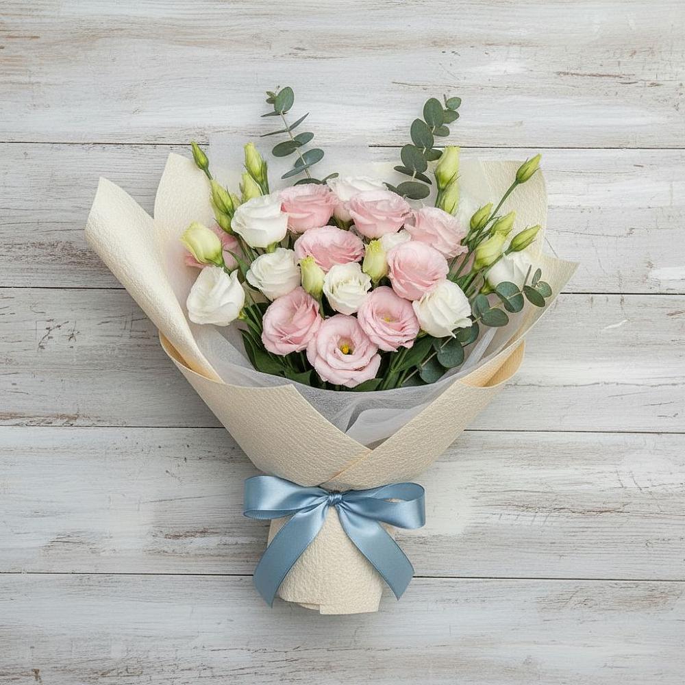 Букет цветов из: Лизиантусы в Навашино